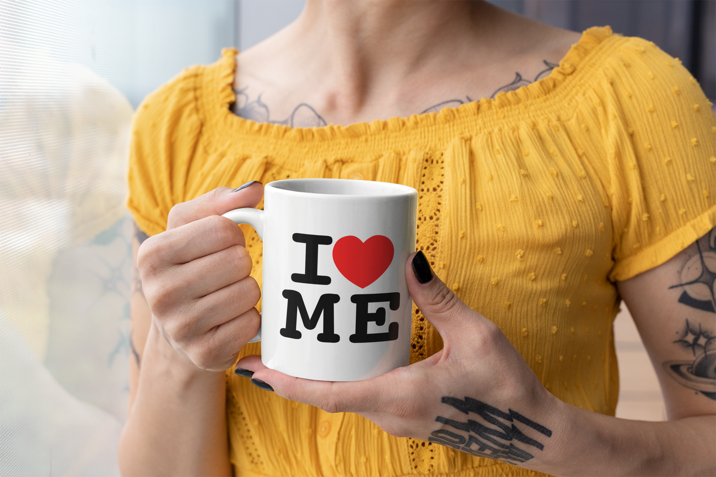 I HEART ME 11oz Mug-Mug-Pawfect Printing