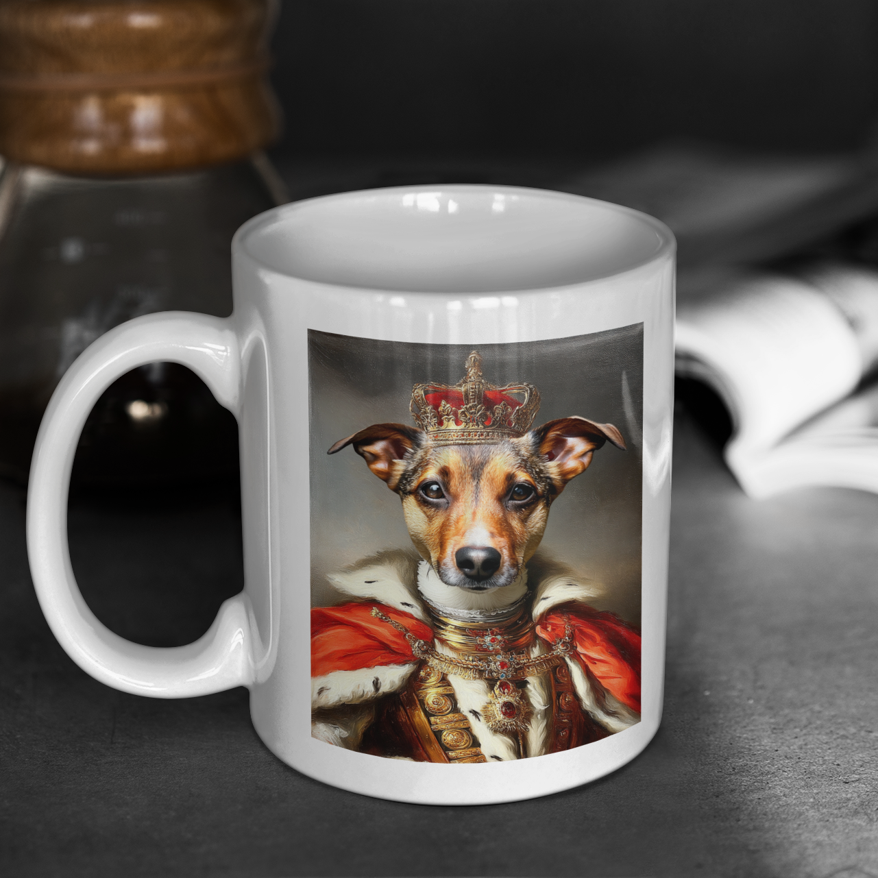 The Royal - Personalised Dog Photo 11oz Mug-Mug-Pawfect Printing