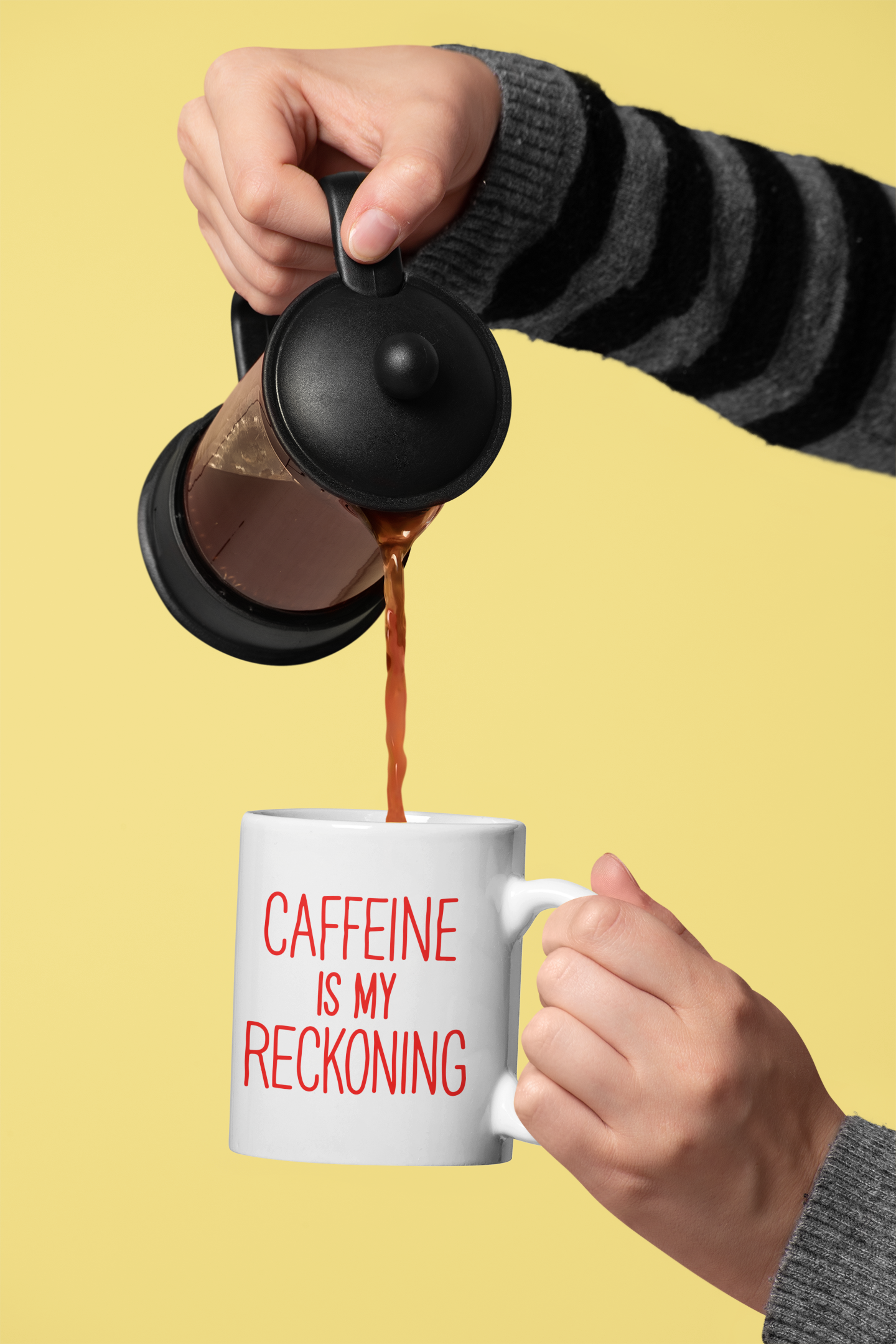 Caffeine is my reckoning 11oz Mug-Mug-Pawfect Printing