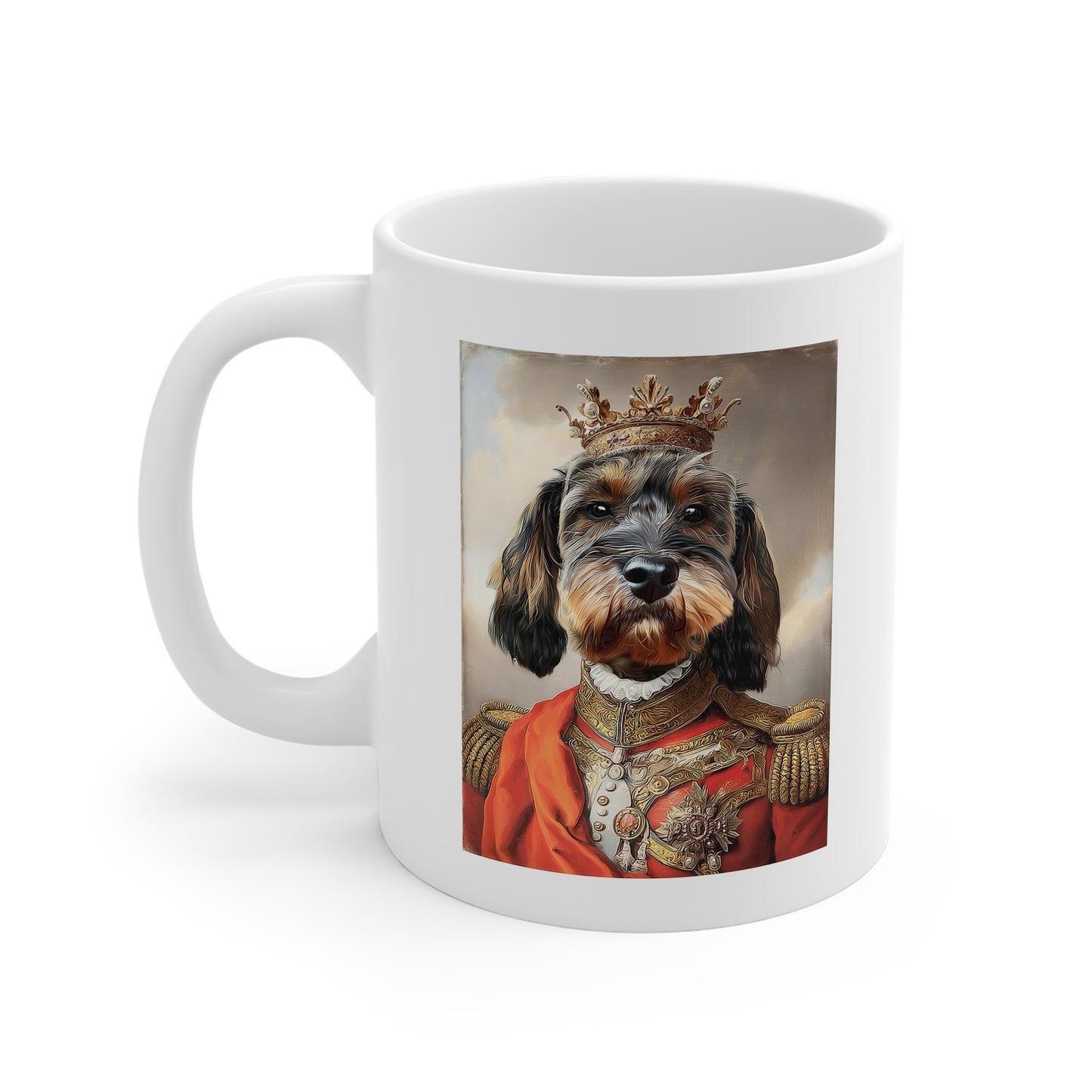 The Royal - Personalised Dog Photo 11oz Mug-Mug-Pawfect Printing