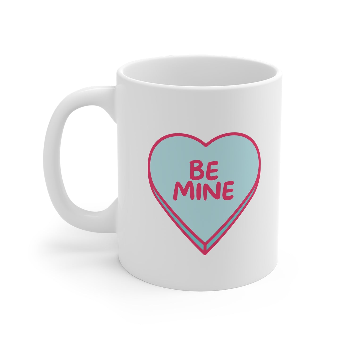 Be Mine Love Heart 11oz Mug-Mug-Pawfect Printing