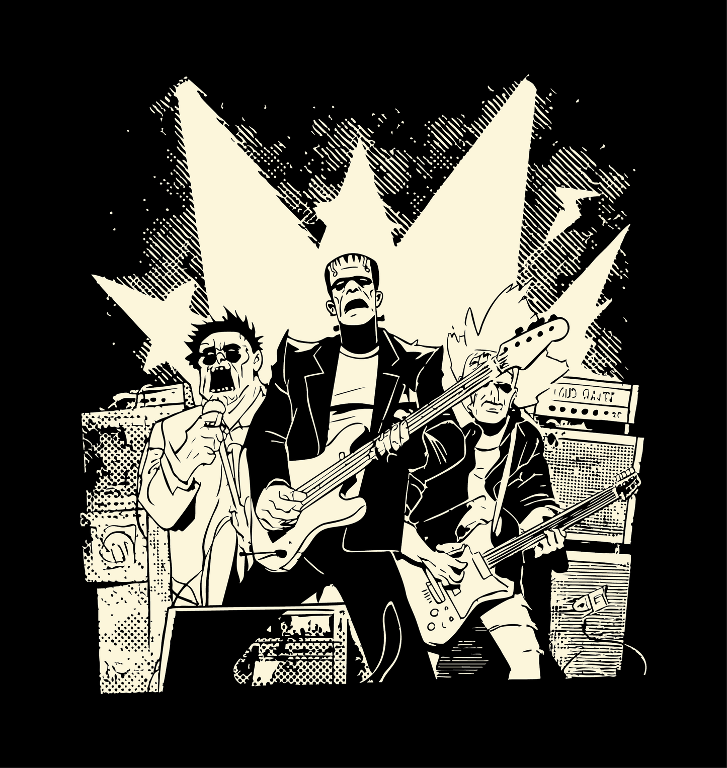 Rock Monsters T-shirt-T-Shirt-Pawfect Printing