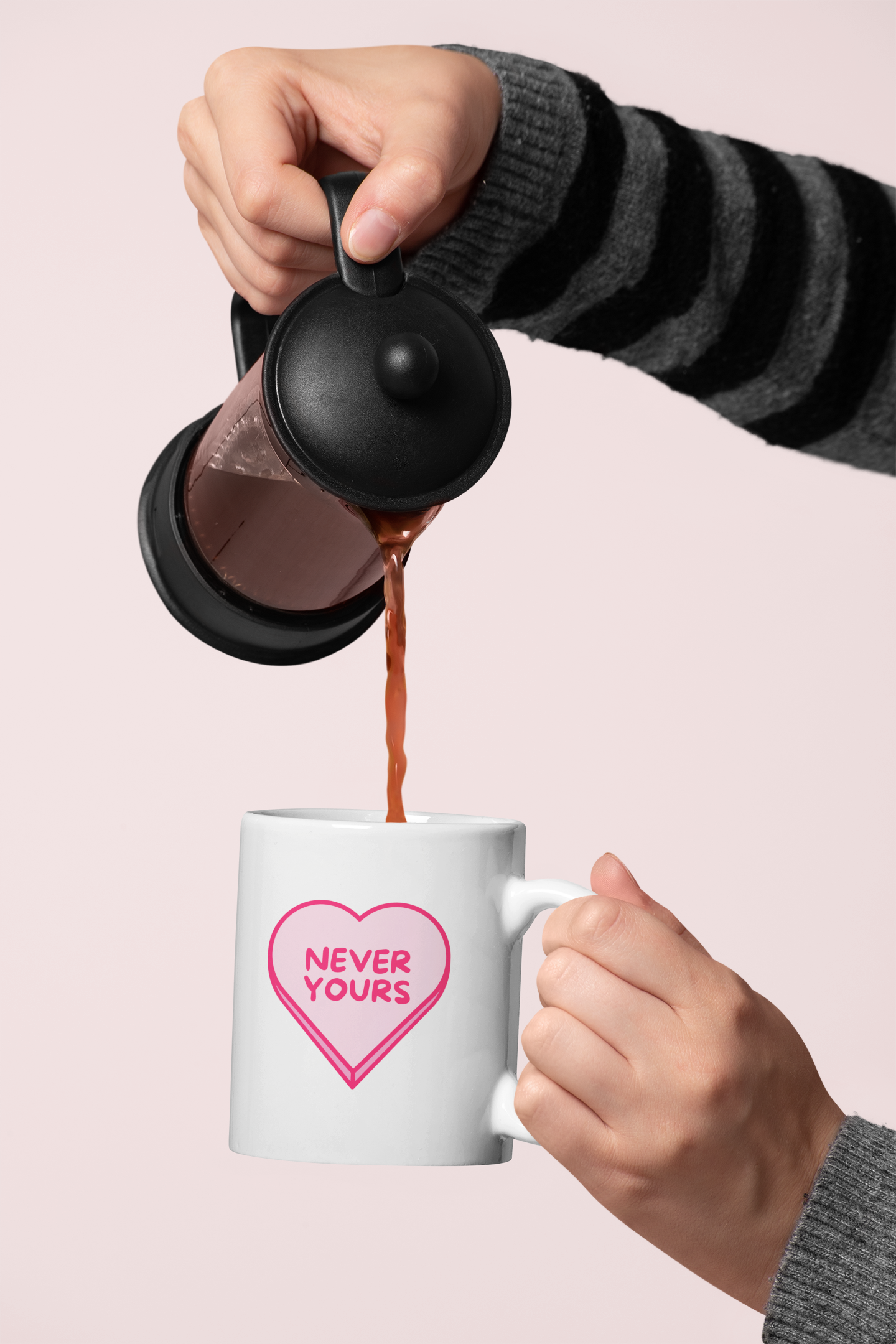 Never Yours Love Heart 11oz Mug-Mug-Pawfect Printing