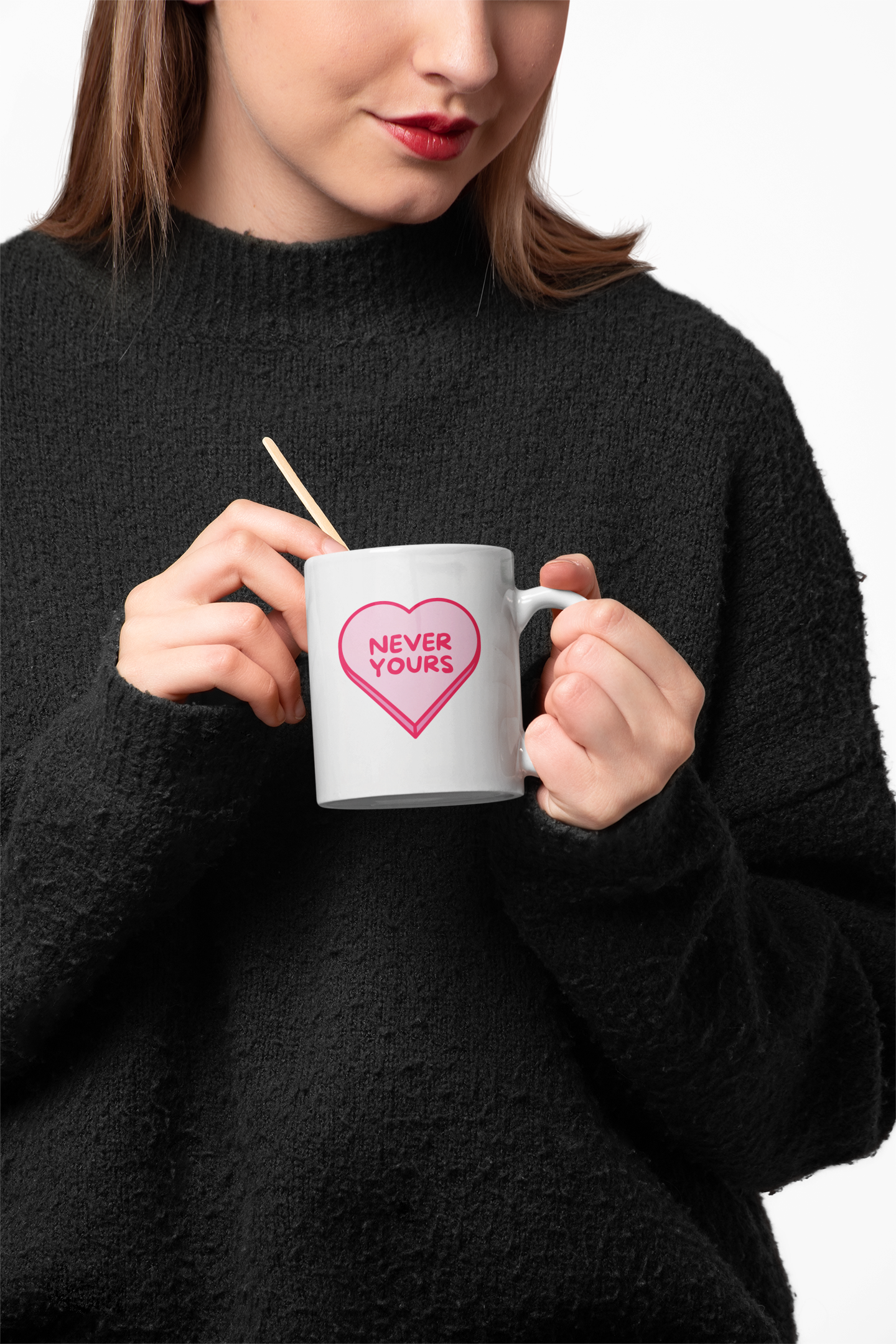 Never Yours Love Heart 11oz Mug-Mug-Pawfect Printing