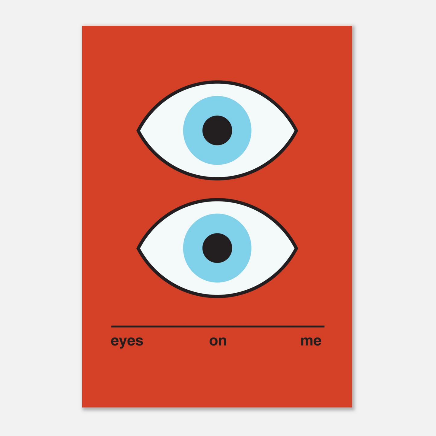 Eyes On Me - Premium Matte Print-Print Material-Pawfect Printing
