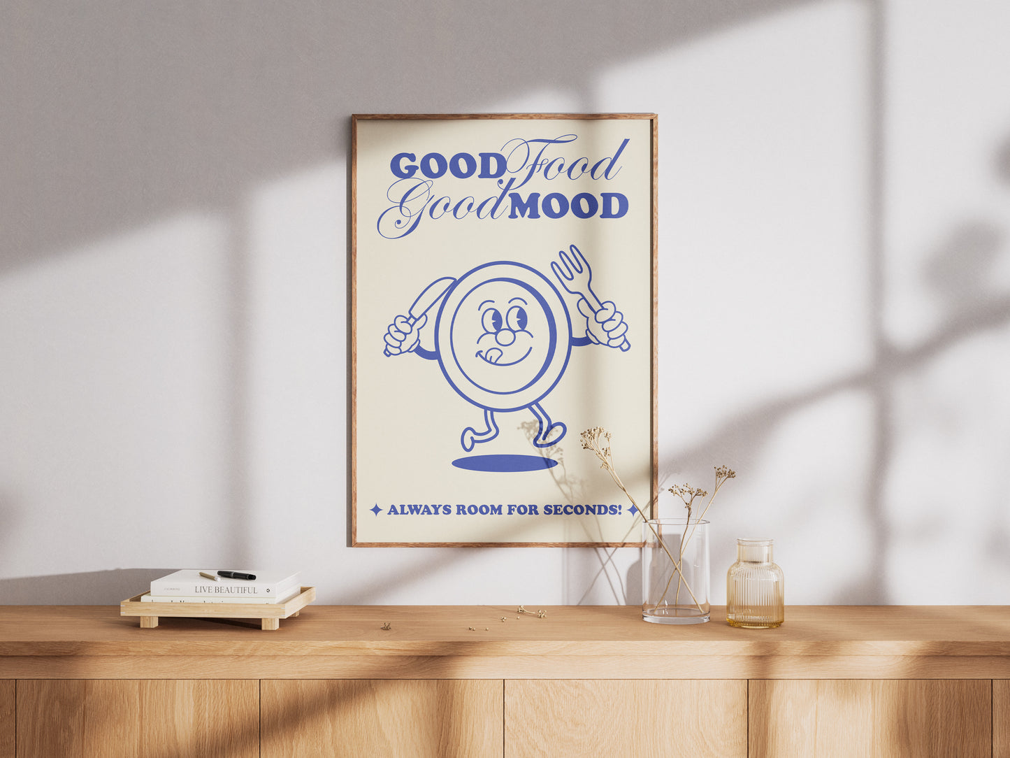 Good Food Good Mood - Premium Matte Print-Print Material-Pawfect Printing