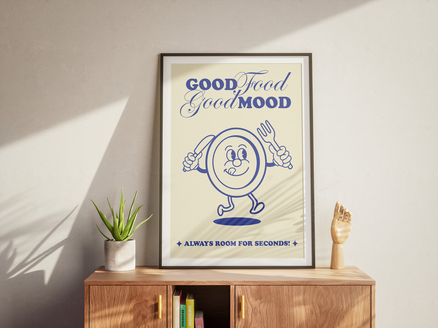 Good Food Good Mood - Premium Matte Print-Print Material-Pawfect Printing