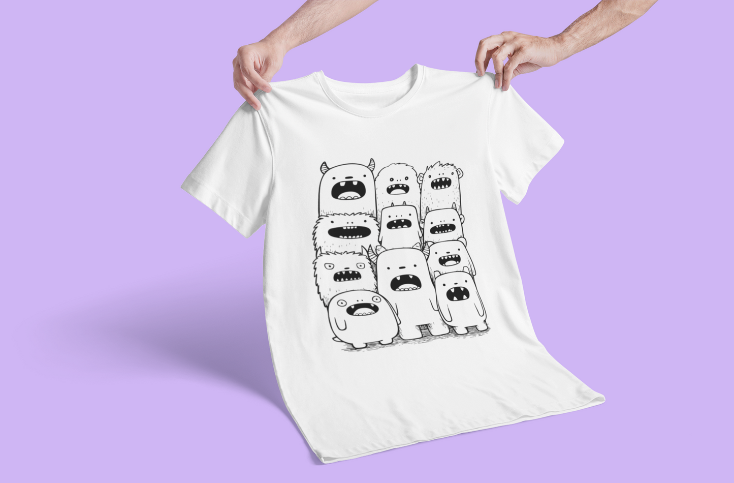 Monsters Roar T-shirt-T-Shirt-Pawfect Printing