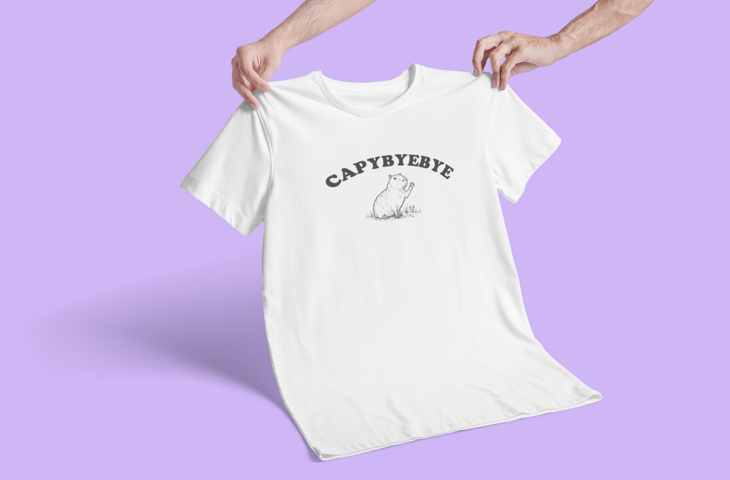 Capybyebye T-shirt-T-Shirt-Pawfect Printing
