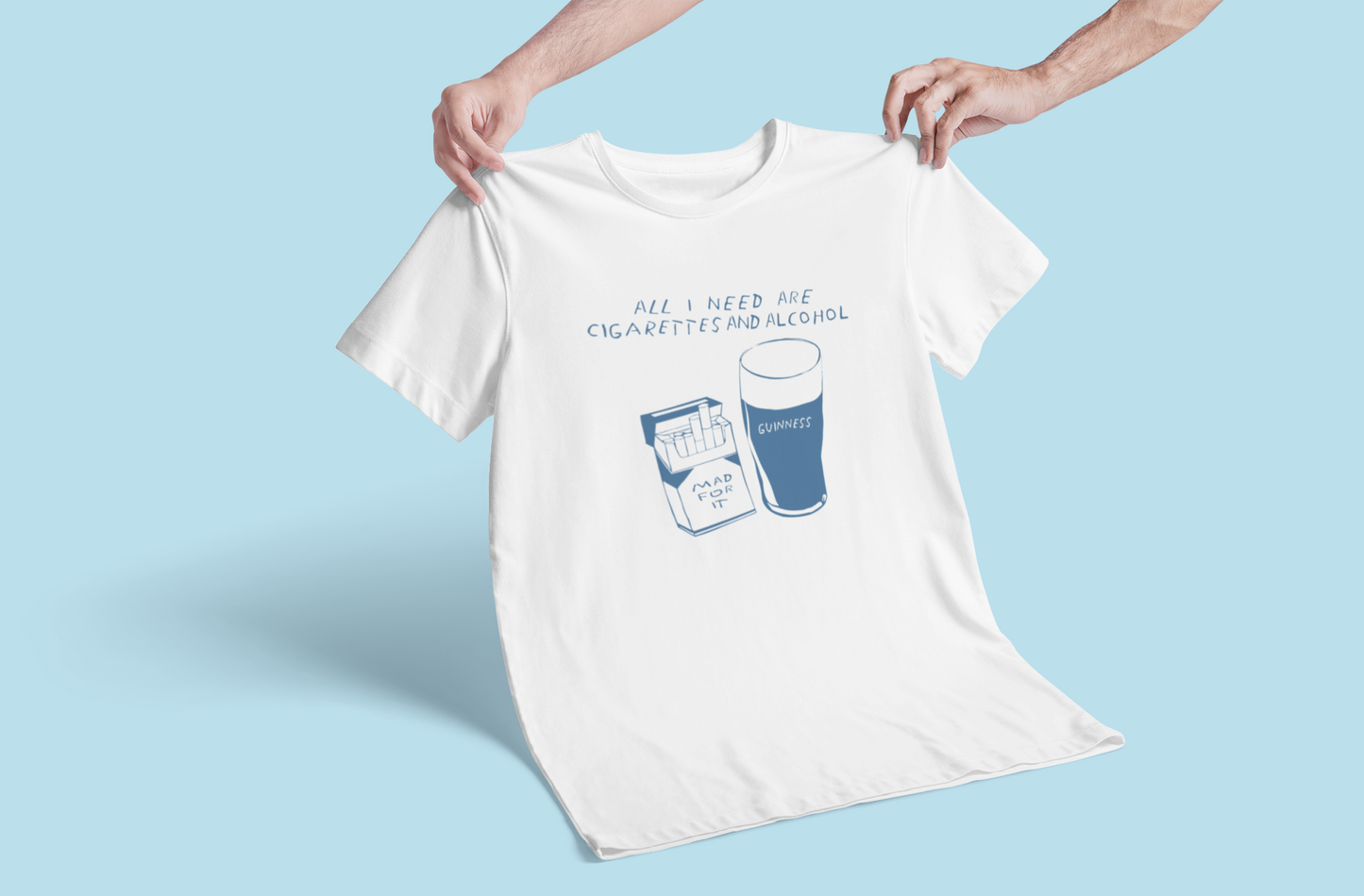 Cigarettes & Alcohol T-shirt-T-Shirt-Pawfect Printing
