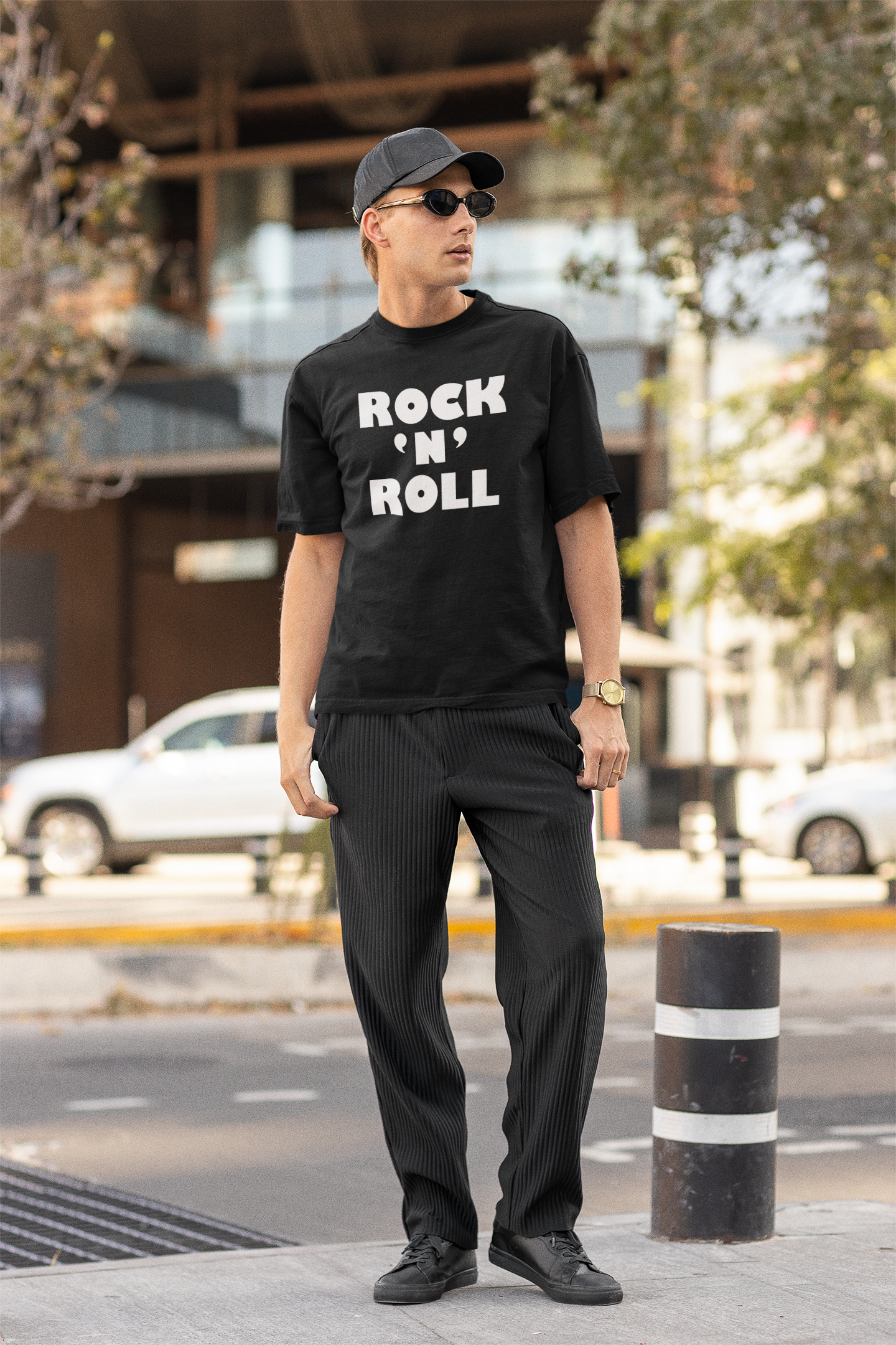 Rock 'N' Roll T-Shirt-T-Shirt-Pawfect Printing