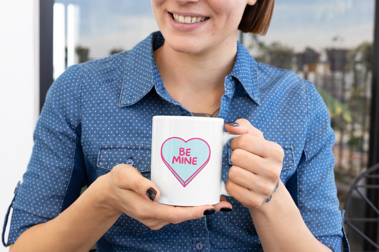 Be Mine Love Heart 11oz Mug-Mug-Pawfect Printing