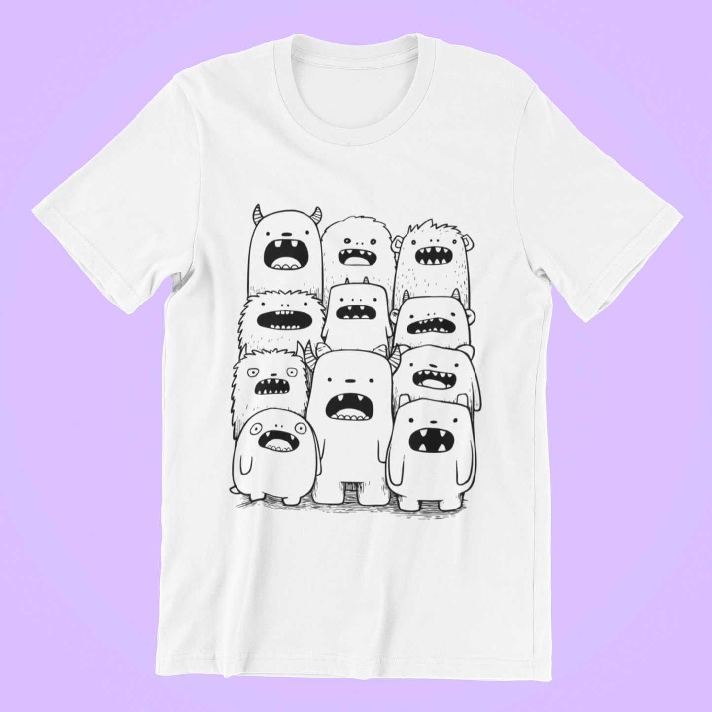 Monsters Roar T-shirt-T-Shirt-Pawfect Printing