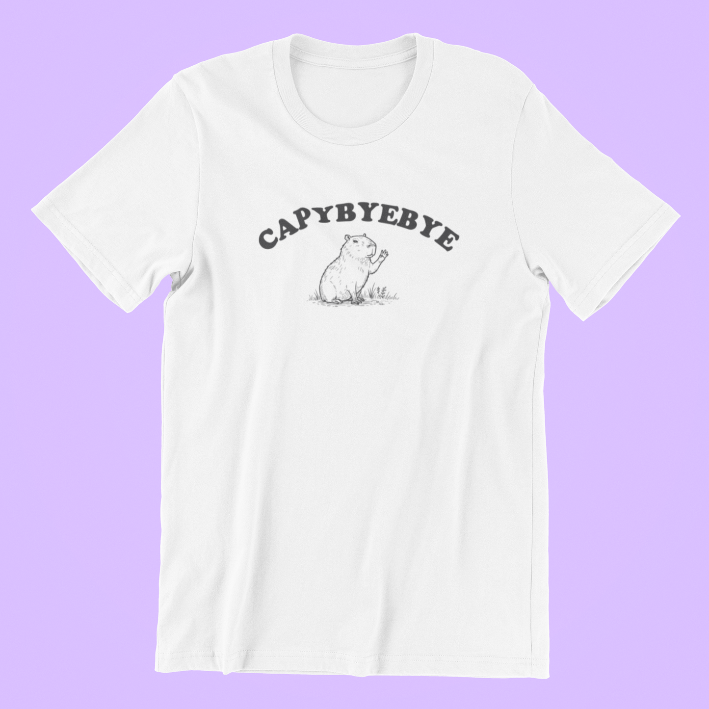 Capybyebye T-shirt-T-Shirt-Pawfect Printing