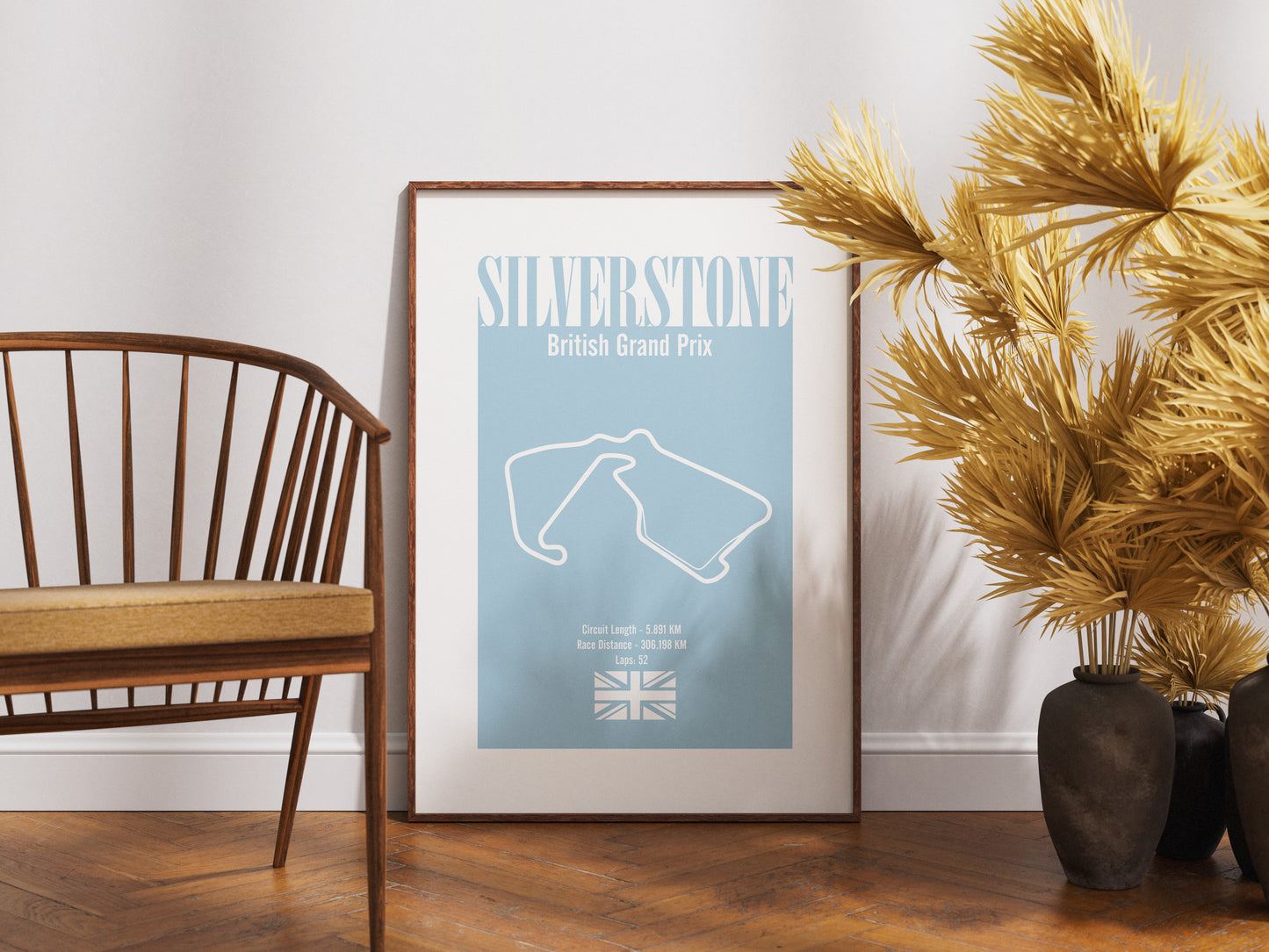 Silverstone British Grand Prix - Blue - Premium Matte Print