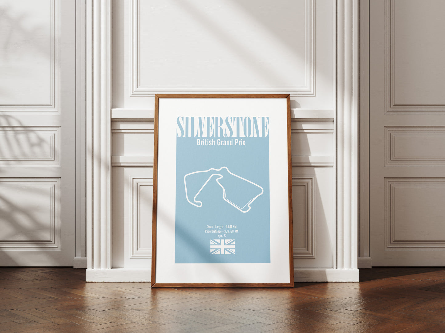 Silverstone British Grand Prix - Blue - Premium Matte Print