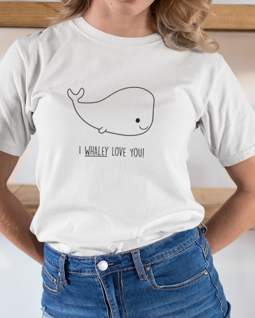 I Whaley Love You T-shirt-T-Shirt-Pawfect Printing