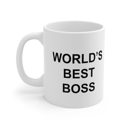 World's Best Boss 11oz Mug-Mug-Pawfect Printing