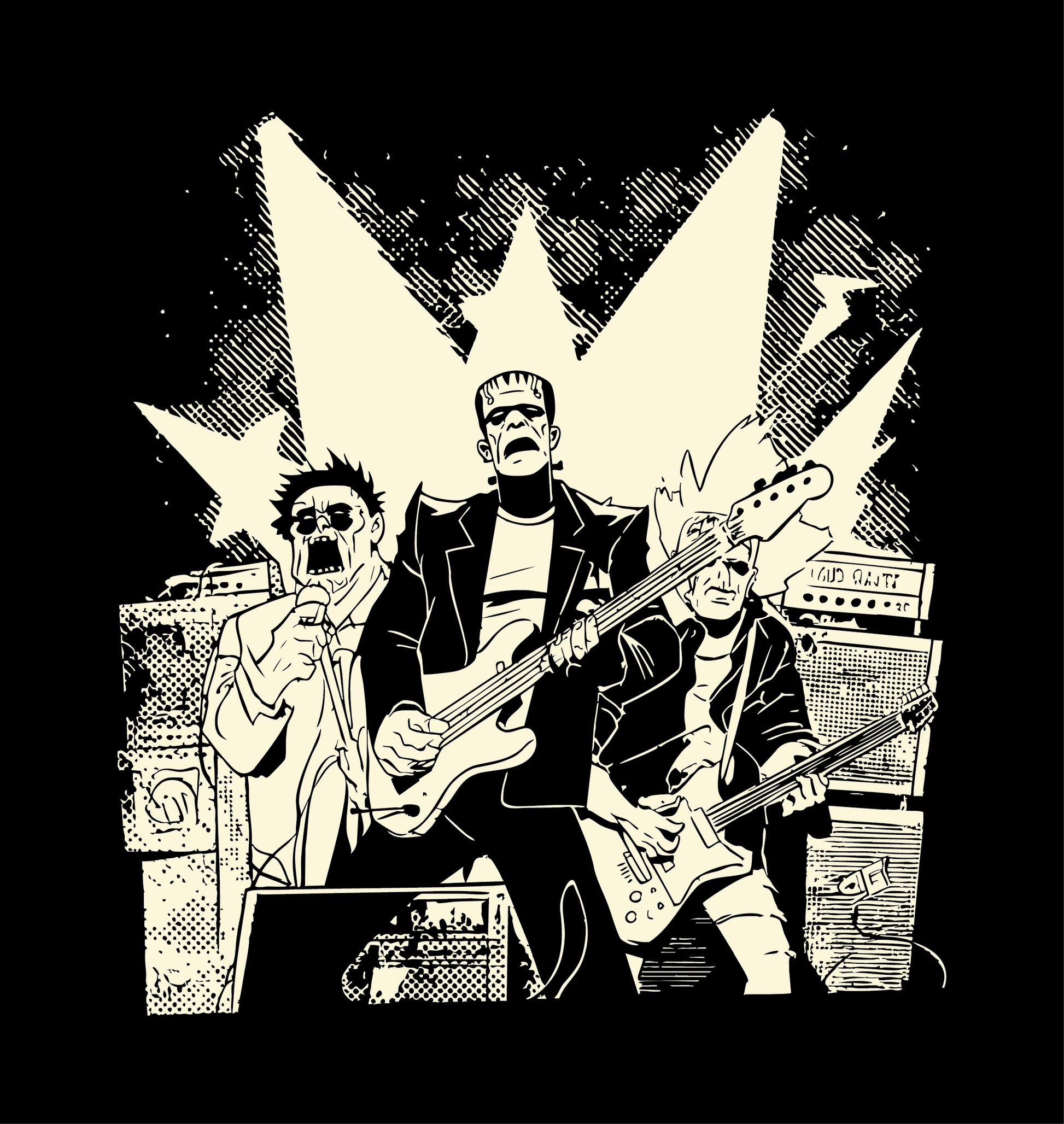Rock Monsters T-shirt-T-Shirt-Pawfect Printing