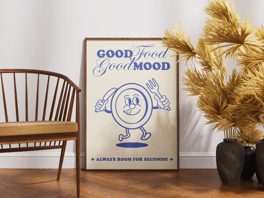 Good Food Good Mood - Premium Matte Print