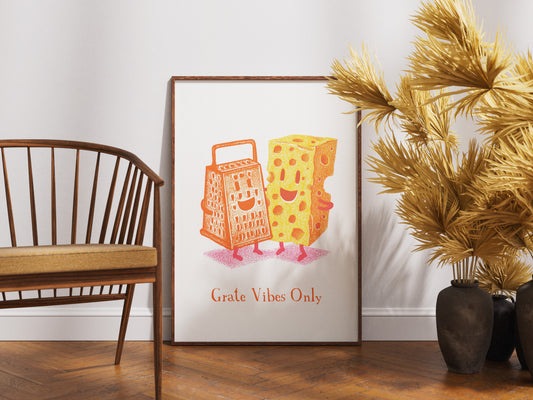 Grate Vibes Only - Premium Matte Print