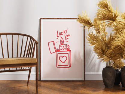 Lucky You - Premium Matte Print-Print Material-Pawfect Printing