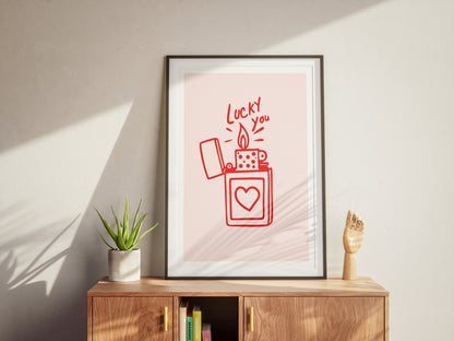Lucky You - Premium Matte Print-Print Material-Pawfect Printing