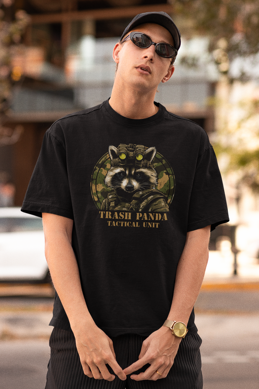 Trash Panda Tactical Unit T-shirt-T-Shirt-Pawfect Printing