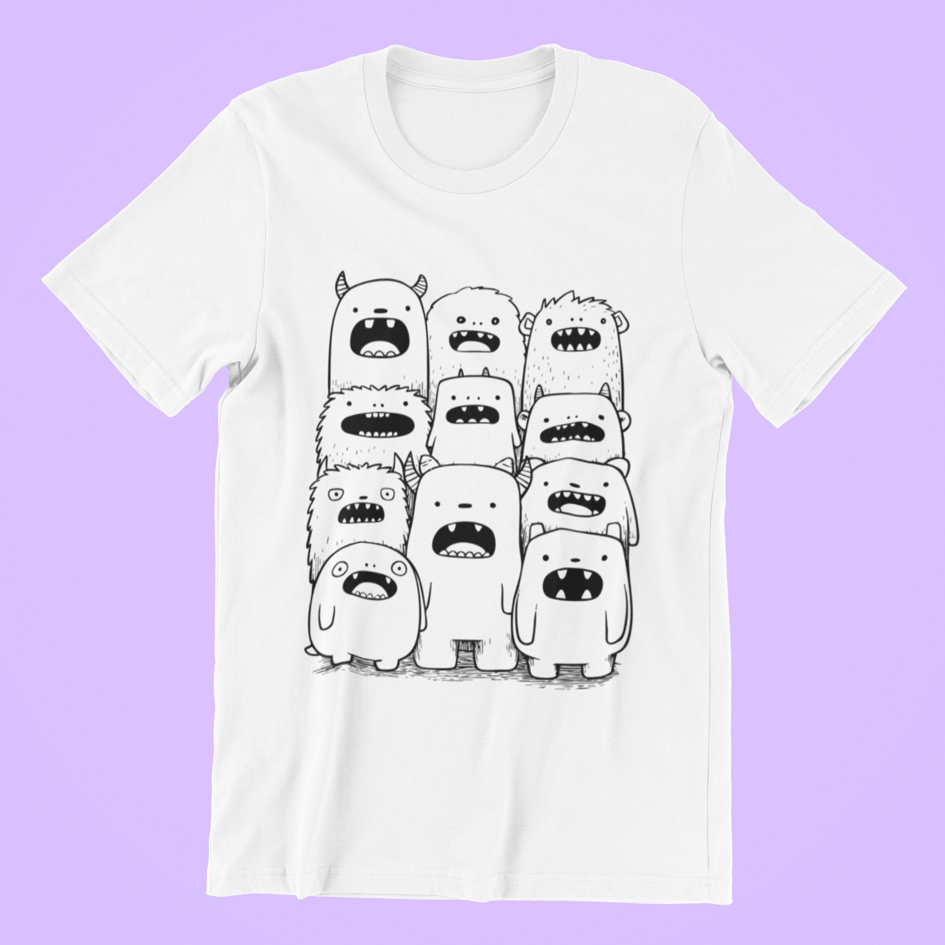 Monsters Roar T-shirt-T-Shirt-Pawfect Printing