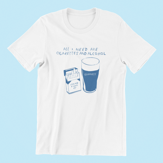Cigarettes & Alcohol T-shirt-T-Shirt-Pawfect Printing