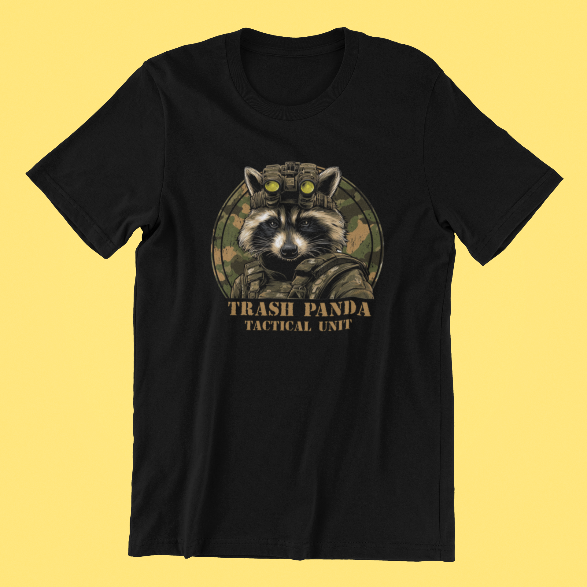 Trash Panda Tactical Unit T-shirt-T-Shirt-Pawfect Printing