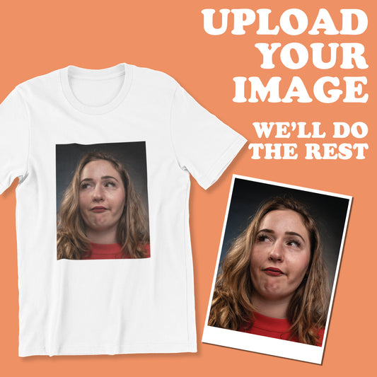 Upload Your Photo Personalised T-shirt-T-Shirt-Pawfect Printing