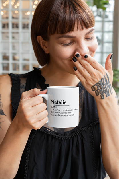Personalised Name Definition 11oz Mug-Mug-Pawfect Printing