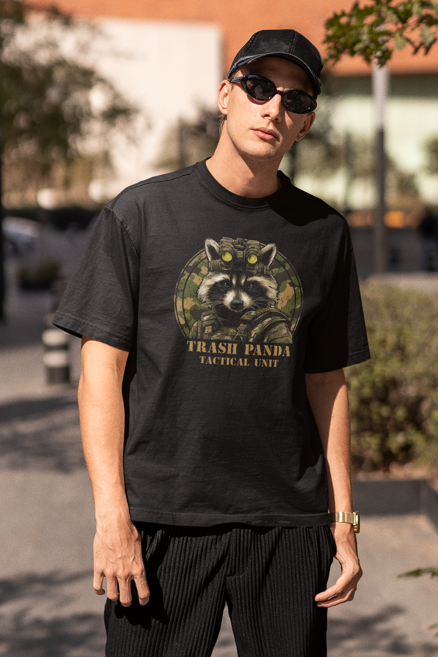 Trash Panda Tactical Unit T-shirt-T-Shirt-Pawfect Printing