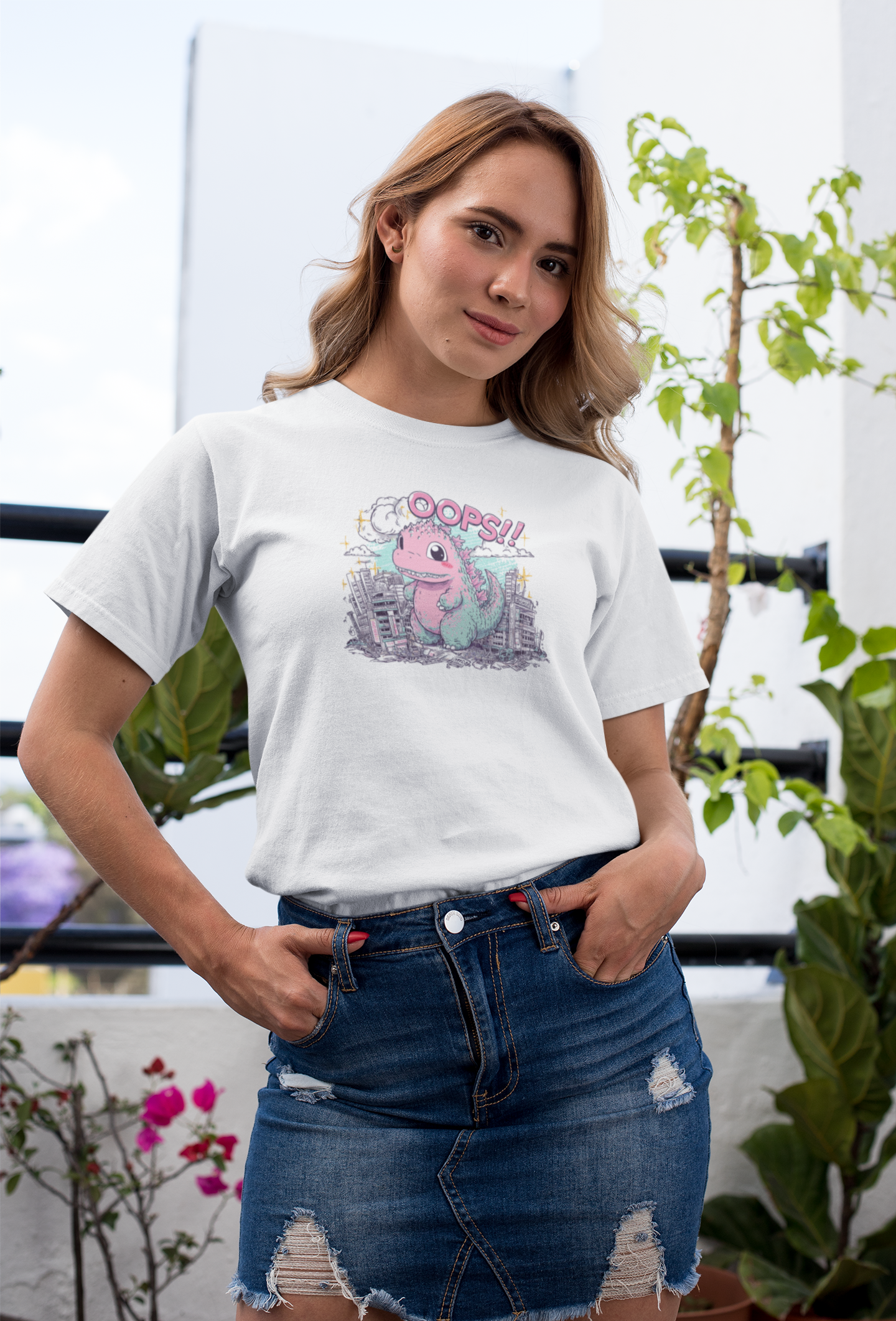 Clumsy Kaiju T-shirt-T-Shirt-Pawfect Printing